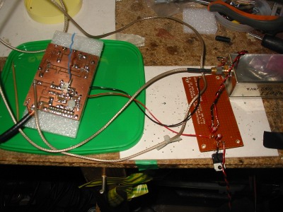 main board with mixer and antenna