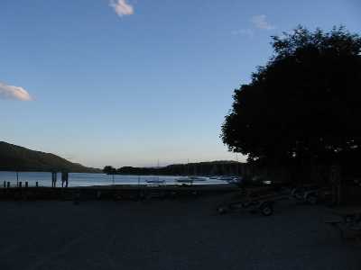 Coniston Lake at dusk (7kb)